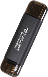Transcend כונן SSD חיצוני Transcend ESD310C SSD 256GB - צבע שחור
