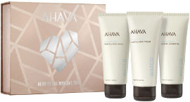 AHAVA קיט קרם גוף + קרם ידיים + ג'ל רחצה