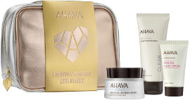 AHAVA קיט קרם לחות + מסכת בוץ + קרם ידיים