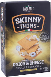SKINNY THINS חטיפי קרקר עם בצל וגבינה