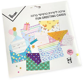 NIK NAK ערכת הכנת כרטיסי ברכה