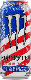 MONSTER Monster Red White Blue zero
