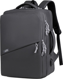 Camel Mountain תרמיל הגב Vaeliryn™ Signature מבית כאמל מאונטיין – נפח 55 ליטר, מתאים למחשב עד 16 אינץ' - אפור כהה