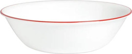 Corelle קערת סלט 1 ליטר פס אדום קורנינג