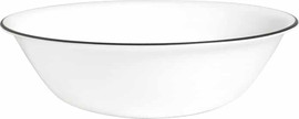 Corelle קערת סלט 2 ליטר דגם פס שחור קורנינג