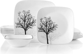 Corelle סט צלחות 18 חלקים Corelle דגם Timber shadows