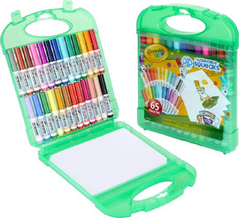 Crayola קריולה - מזוודת אומנות ירוקה עם מעל 65 חלקים - Crayola