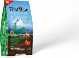 First Mate פירסט מייט לכלב מגזע קטן - גור / בוגר | נטול דגנים | ברווז & דלעת | 5.4 ק"ג