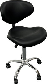 DSI Cosmetics כיסא מקצועי רחב עם משענת קבועה לנוחות מקסימלית,לקוסמטיקאיות, מטפלים מכוני יופי, לקיניקות ולמגוון טיפולים Professional chair