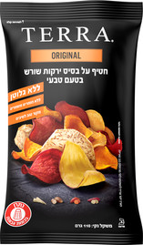 טרה חטיף על בסיס ירקות שורש בטעם טבעי
