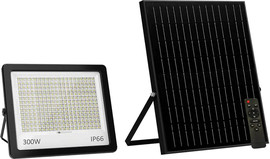 Semicom תאורת הצפה סולארית 300W כולל פאנל סולארי ושלט Semicom סמיקום SOLA IP66 300W