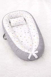 Superbaby נסט לתינוק רך מרופד נעים ובטיחותי עשוי 100% כותנה