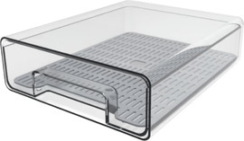 איטלפלסט מגירה נשלפת אקריל רחבה נמוכה 8X25X21