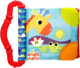BRIGHT STARTS ספר חיות נשכנים - אדום