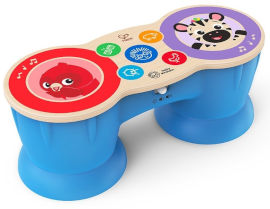BABY EINSTEIN תוף טאץ' מעץ לילדים עם 4 סוגי מקצבים