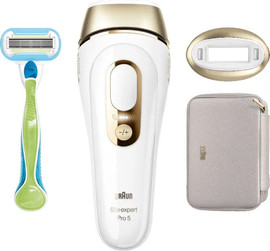 BRAUN מסיר שיער בטכנולוגיית IPL לנשים Braun בראון Silk expert Pro 5 PL5052