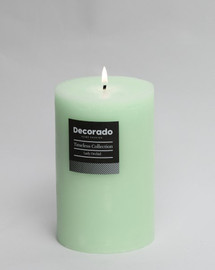 Decorado נר ריחני ירוק קוטר 10 ס"מ LADY ORCHID