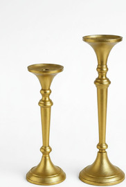 Decorado זוג פמוט CONE זהב 36 סמ