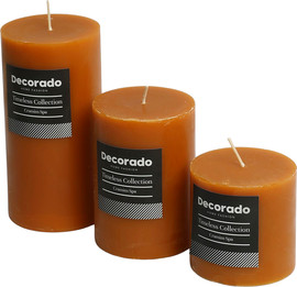 Decorado נר ריחני חרדל קוטר 7 CRAMIM SPA