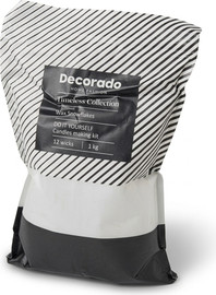 Decorado DIY פניני שעווה 1 ק"ג כולל פתילים - לבן