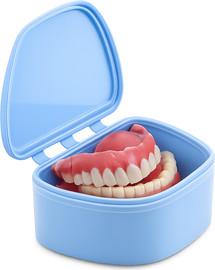 DSI קופסאות אחסון לשיניים תותבות Storage Case For Dentures