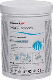 Zhermack אבקת חיטוי ועיקור מקצועית , אבקת חיטוי ועיקור מהירה ליצירת תמיסה סטרילית ברמה רפואית 900 גרם