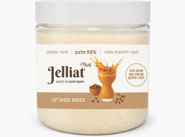 Jelliat פלוס לתחושת שובע בטעם קפוצ'ינו