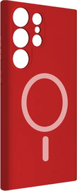 Onyx כיסוי סיליקון אדום עם מגנט - Onyx Magsafe liquid silicone case Samsung S24 ultra