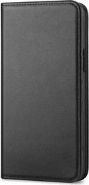Onyx כיסוי ספר מעור שחור - Onyx leather book case Samsung A15