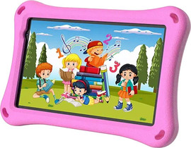 EasyPhone טאבלט לילדים EasyTAB Kids 8'' 3GB 64GB WiFi - כולל כיסוי מגן קשיח מחוזק - צבע ורוד