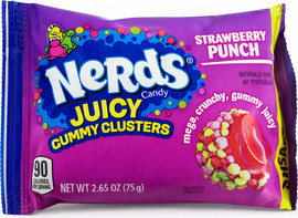 נסטלה Nerds Gummy strawberry punch נרדס סוכריות דבוקות בטעם תות פונץ