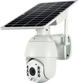 Solarlight מצלמת אבטחה סולארית סלולרית לשטח ללא חשמל, 4MP, סים ומעקב אוטומטי