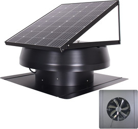Solarlight מפוח סולארי איכותי לגג רעפים | ונטה סולארית עד 150 מ"ר כולל שליטה ובקרה עם אפליקציה