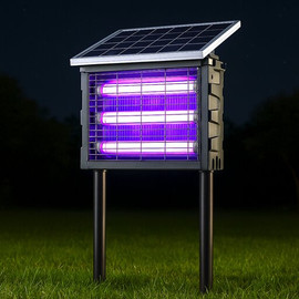 Solarlight קוטל יתושים סולארי עוצמתי 10W + טעינת USB | קטלן יתושים איכותי מומלץ