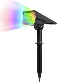 Solarlight ספוט סולארי 20 לדים דגם עדן RGB עם אפשרות לקיבוע צבע