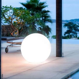Solarlight תאורת חוץ סולארית עמיד נגד מים - כדור סולארי 80 ס"מ עמיד במים עם שלט אלחוטי + חיבור USB