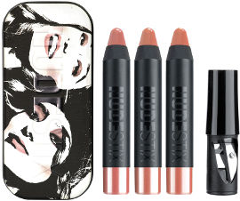 NUDESTIX MINI FOUNDERS עפרונות רב תכליתיים לשימוש כשפתון בגימור מבריק וכסומק