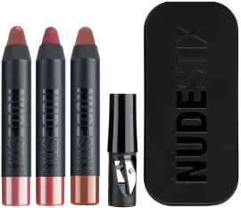 NUDESTIX MINI LIP קיט עפרונות לשימוש בשפתון, תוחם וסומק