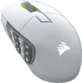 Corsair עכבר גיימרים אלחוטי Corsair SCIMITAR ELITE SE MMO - צבע לבן