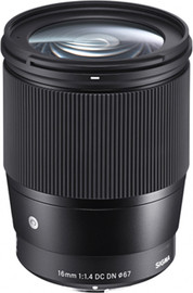 Sigma SIGMA 16mm F1.4 DC DN - C For Fuji X-Mount עדשה למצלמה