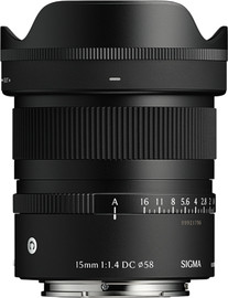 Sigma SIGMA 15mm F1.4 DC - C For FUJI X עדשה למצלמה