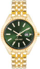 Nine West שעון NINE WEST זהב צהוב ולוח ירוק NW/2660GNGB