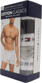 TOMMY HILFIGER מארז שלישיית בוקסר לגבר TOMMY HILFIGER מבד 100% כותנה רכה ,גזרה-TRUNKS