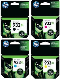 HP סט ראשי דיו מקוריים HP 933XL + 932XL