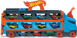 Hot Wheels הוט ווילס משאית אחסון ומסלול מרוצים Speedway Hauler GVG37 HOT WHEELS