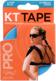 KT TAPE טייפ קינזיולוגי חתוך מראש, מנדף זיעה בצבע כחול