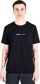 TOMMY HILFIGER טי שירט שרוול קצר Tommy Hilfiger דגם Linear Logo