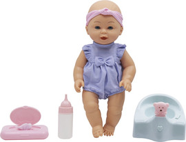 Gigo Toy בובת תינוק עם סיר מוזיקלי בגודל 14 אינץ' מבית Gigo Toy