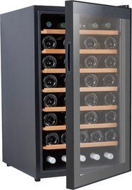 Vinopo מקרר יין עד 50 בקבוקים מדפי עץ CH-128FD2 VINOPO