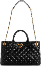 GUESS תיק צד דמוי עור לאישה מבית Guess קולקציית GIULLY דגם QK874809-BLA